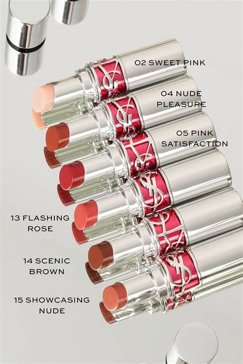 shine ysl lip gloss|ysl lip gloss chart.